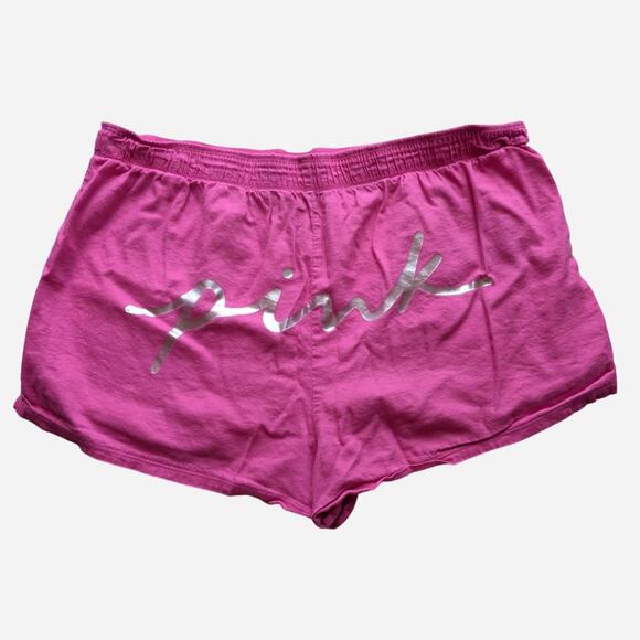 Victoria's Secret Pants - Iconic Victorias Secret Sink Mini Shorts with "Pink" in Silver on Back